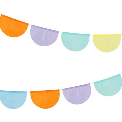 Guirnalda multicolor banderines