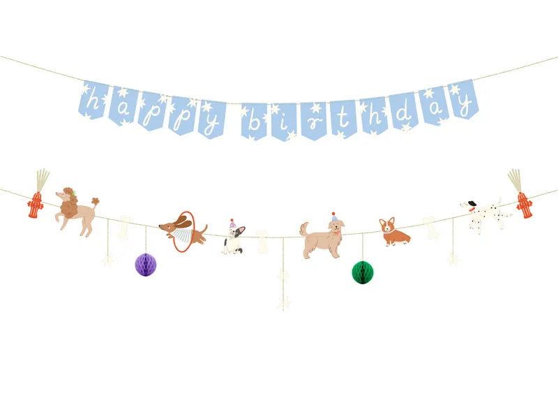 Guirnalda XL Happy B-day Dogs