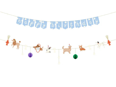 Guirnalda XL Happy B-day Dogs