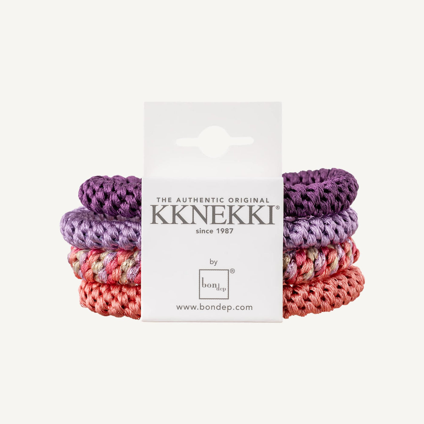 Goma de pelo Kknekki Pack Cherry /4 uds.