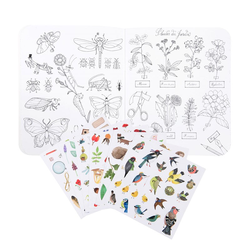 Cuaderno de pegatinas El Botanista