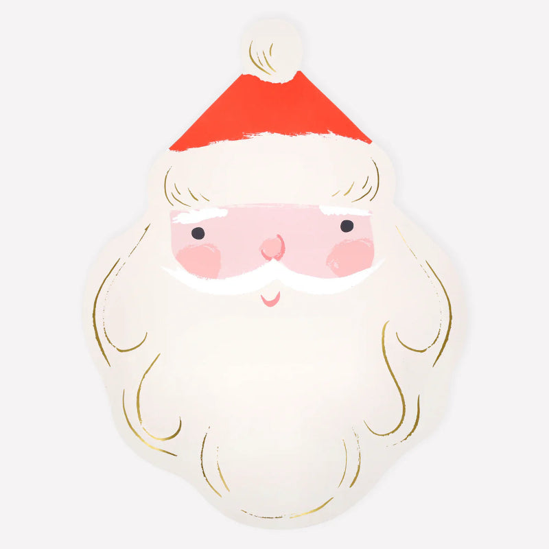 Santa Claus paper placemats / 12 pcs.