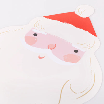 Santa Claus paper placemats / 12 pcs.