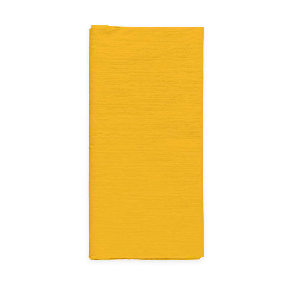 Mantel papel amarillo basic