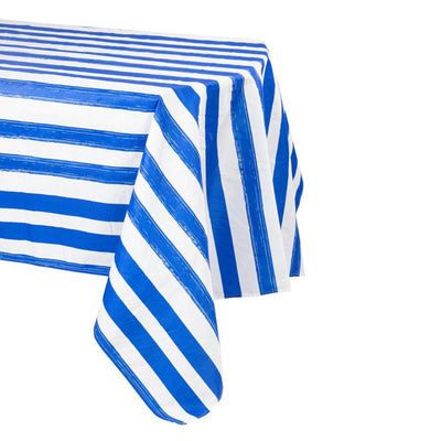 Mantel tela raya azul