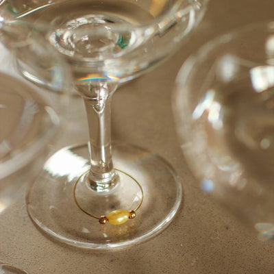 Marcasitios para copas navideños bolas de colores / 6 uds.