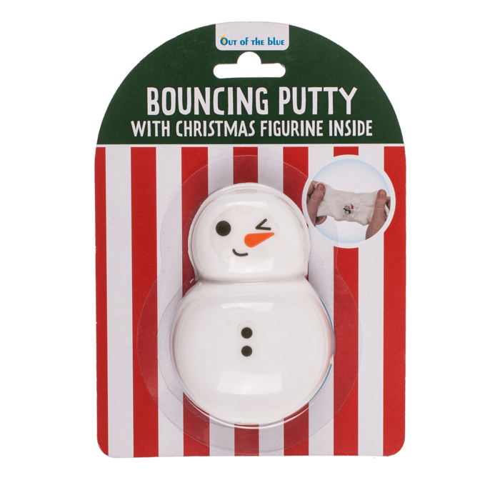 Christmas Snowman Jumping Dough