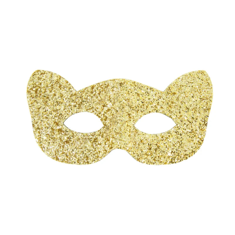 Gold glitter eye mask