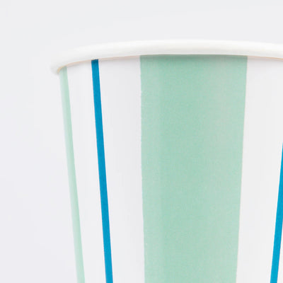 Preppy Stripe mix glasses / 8 pcs.