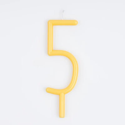 Large Slim Number Candles