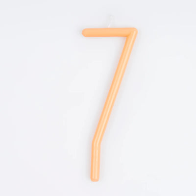 Large Slim Number Candles