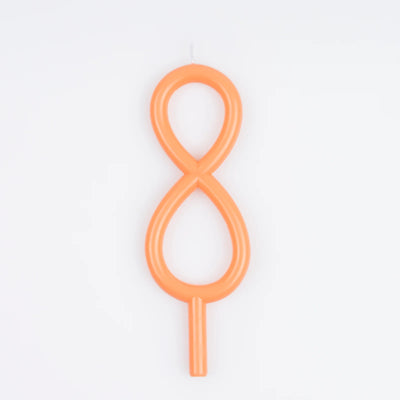 Large Slim Number Candles