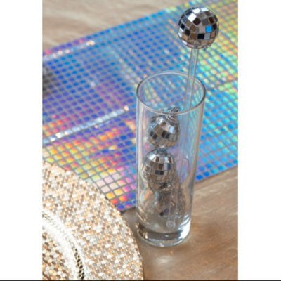 Mezcladores de cocktail Disco Ball / 2 uds.