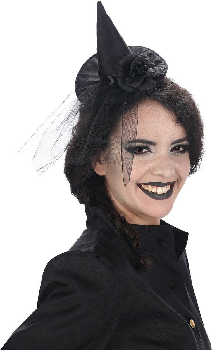 mini-sombrero-bruja-negro-con-velo-y-rosa-negro-tela-chaks