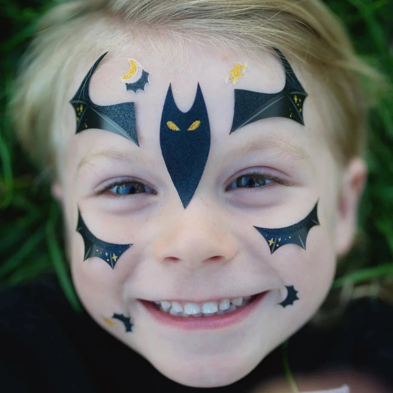 Adesivos de cara de morcego de Halloween