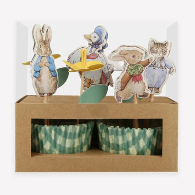 Cupcake kit Peter Rabbit in the garden