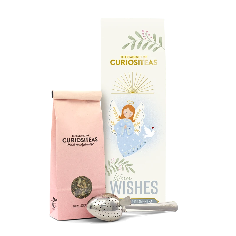 Warm Wishes Cinnamon and Orange Tea Gift Pack with Infuser 