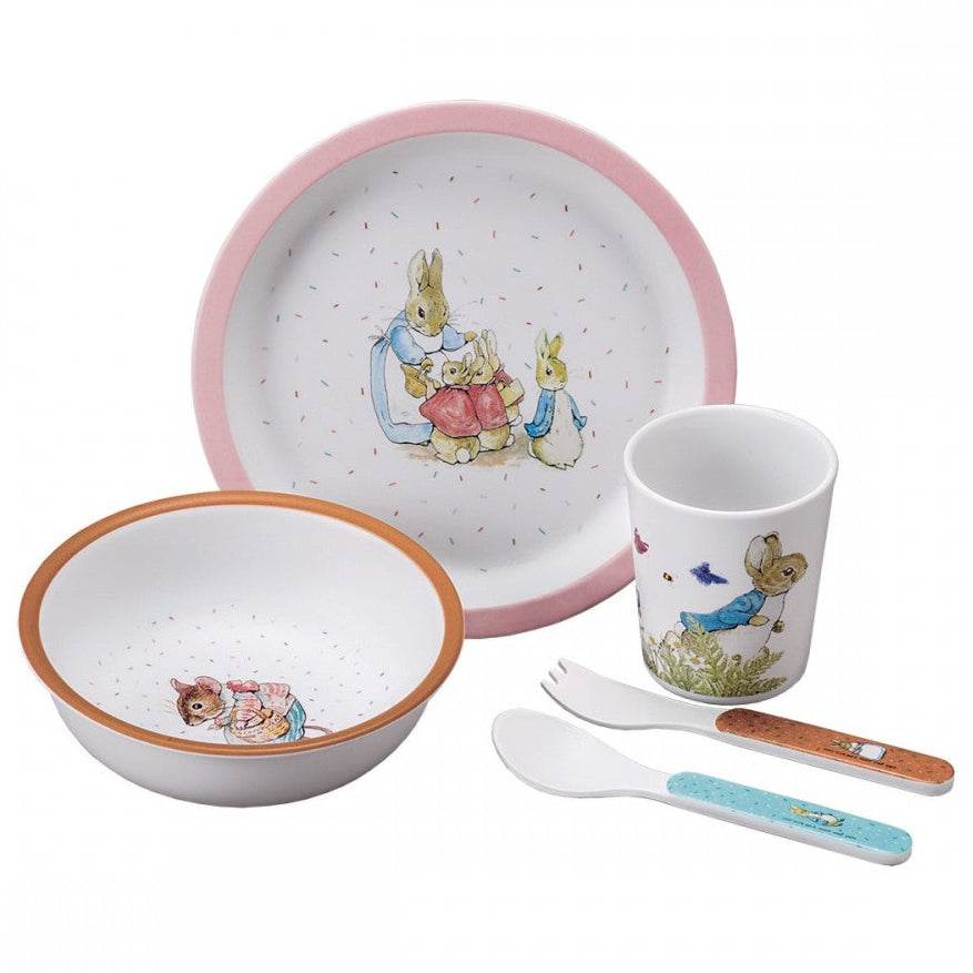 Pack Vajilla melamina Peter Rabbit – La Fiesta de Olivia