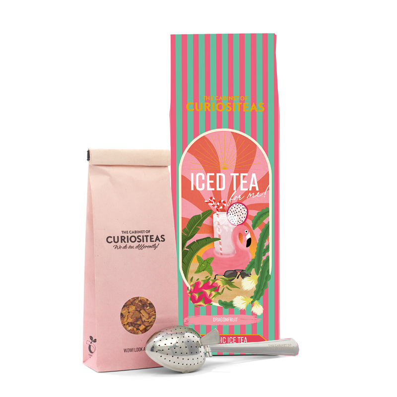 Gift pack of Dragon Fruit iced tea with infuser 