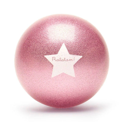 Pink glitter star ball