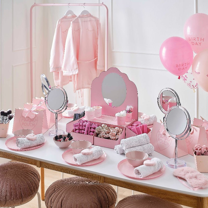 Plato rosa Pijama Party – La Fiesta de Olivia