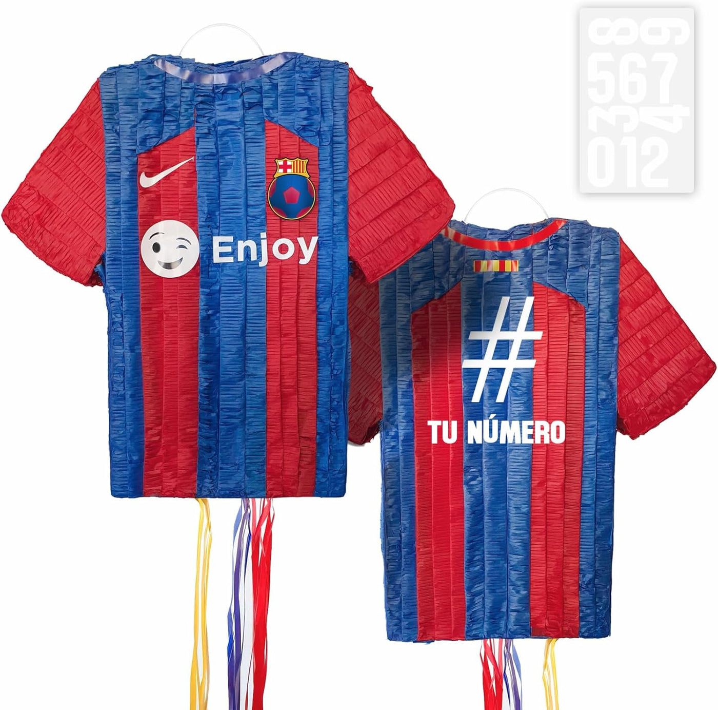 Camiseta Piñata XL Futebol Vermelha