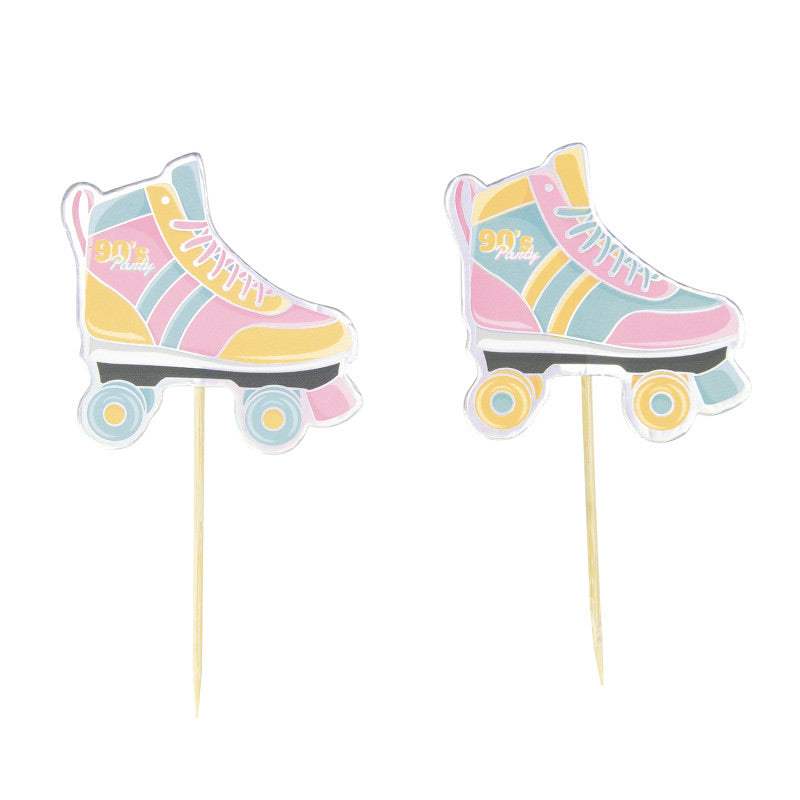 Roller 90's Party Skewers / 10 pcs.
