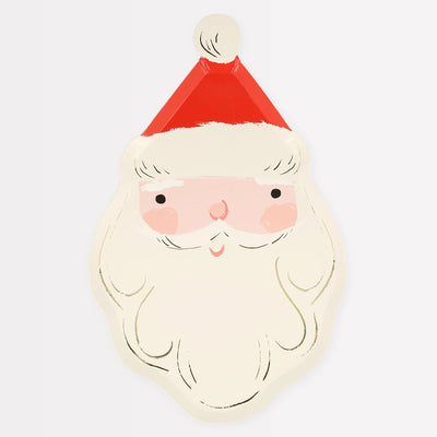 Platos Navidad Jolly Santa / 8 uds.