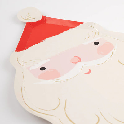 Platos Navidad Jolly Santa / 8 uds.
