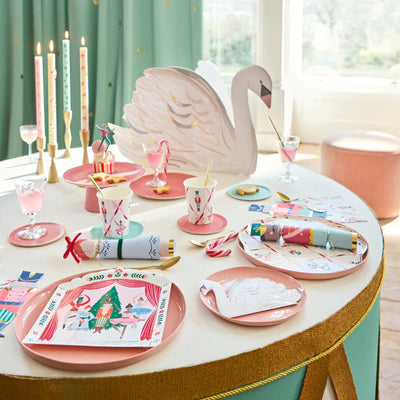 Platos Navidad escena ballet Nutcracker