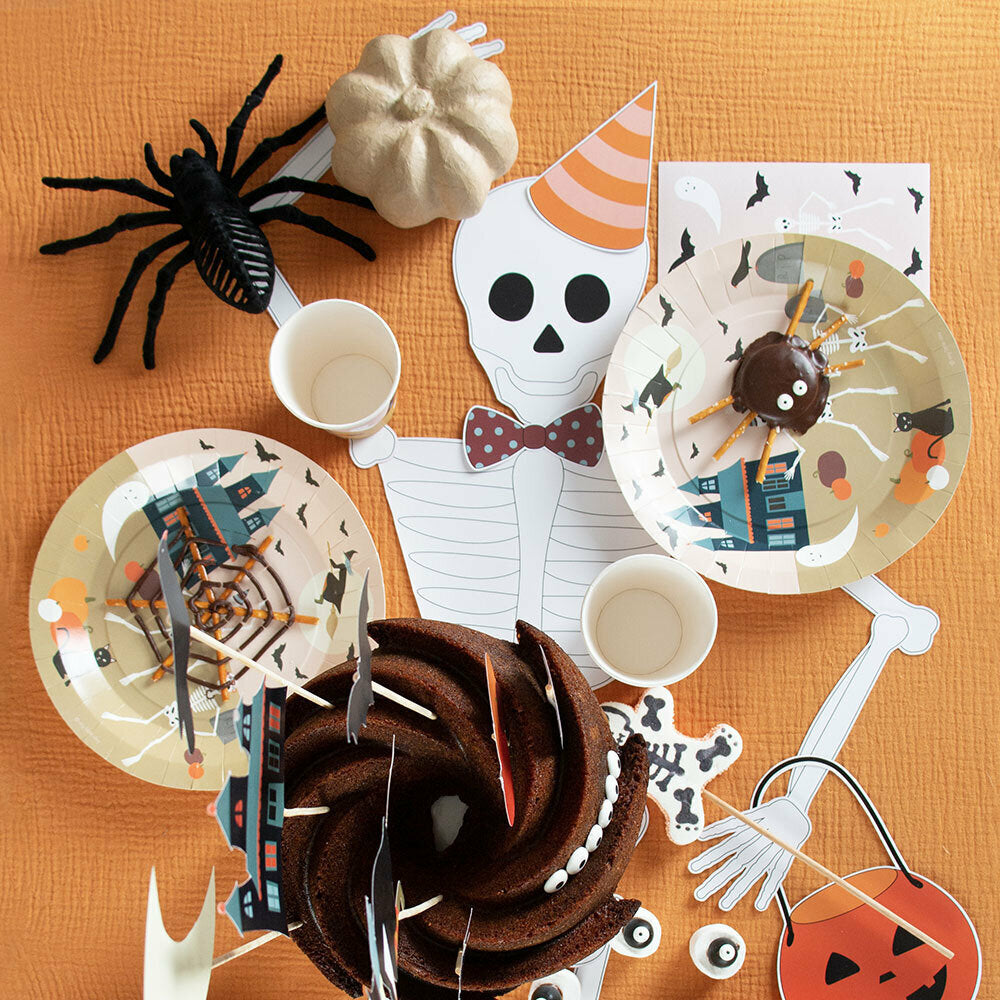 Halloween night plates / 8 pcs.