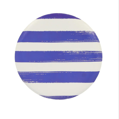 Platos fondo rayas azul