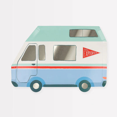 Prato de explorador para acampamento de caravana/ 8 peças.