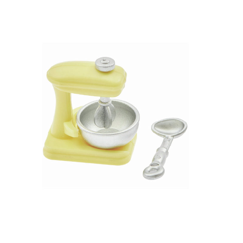 Robot de cocina en miniatura amarillo