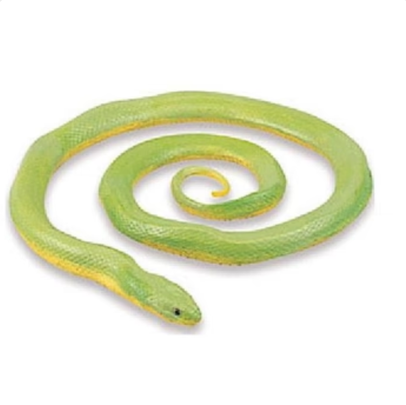 Serpente esponjosa verde