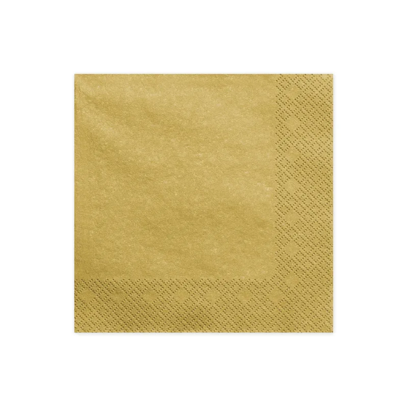 Servilleta oro brillo / 20 uds.