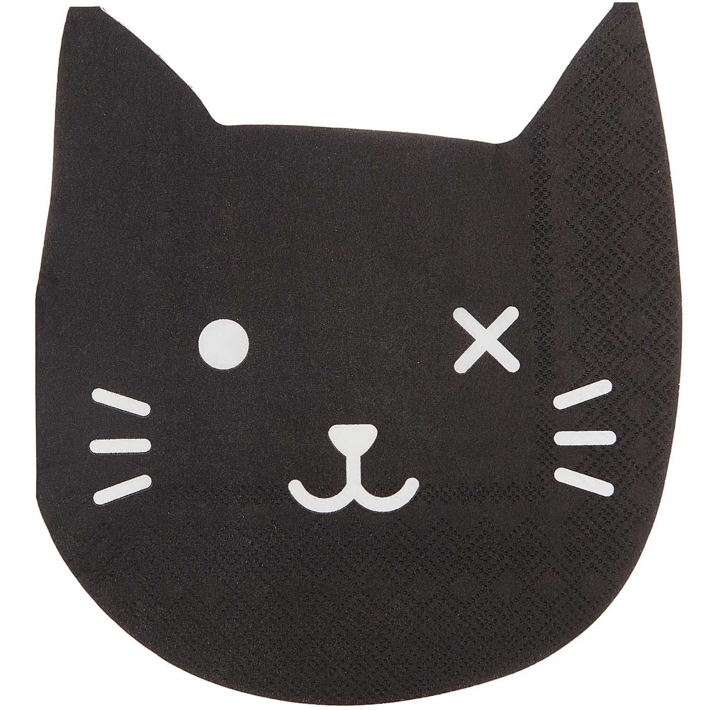 Servilleta gato negro / 20 uds.