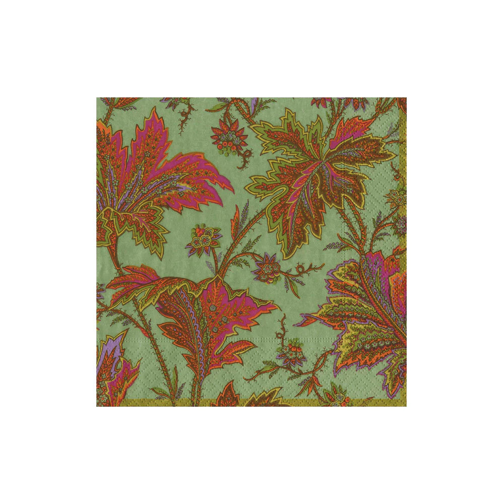 Green leaf napkin / 20 pcs. 