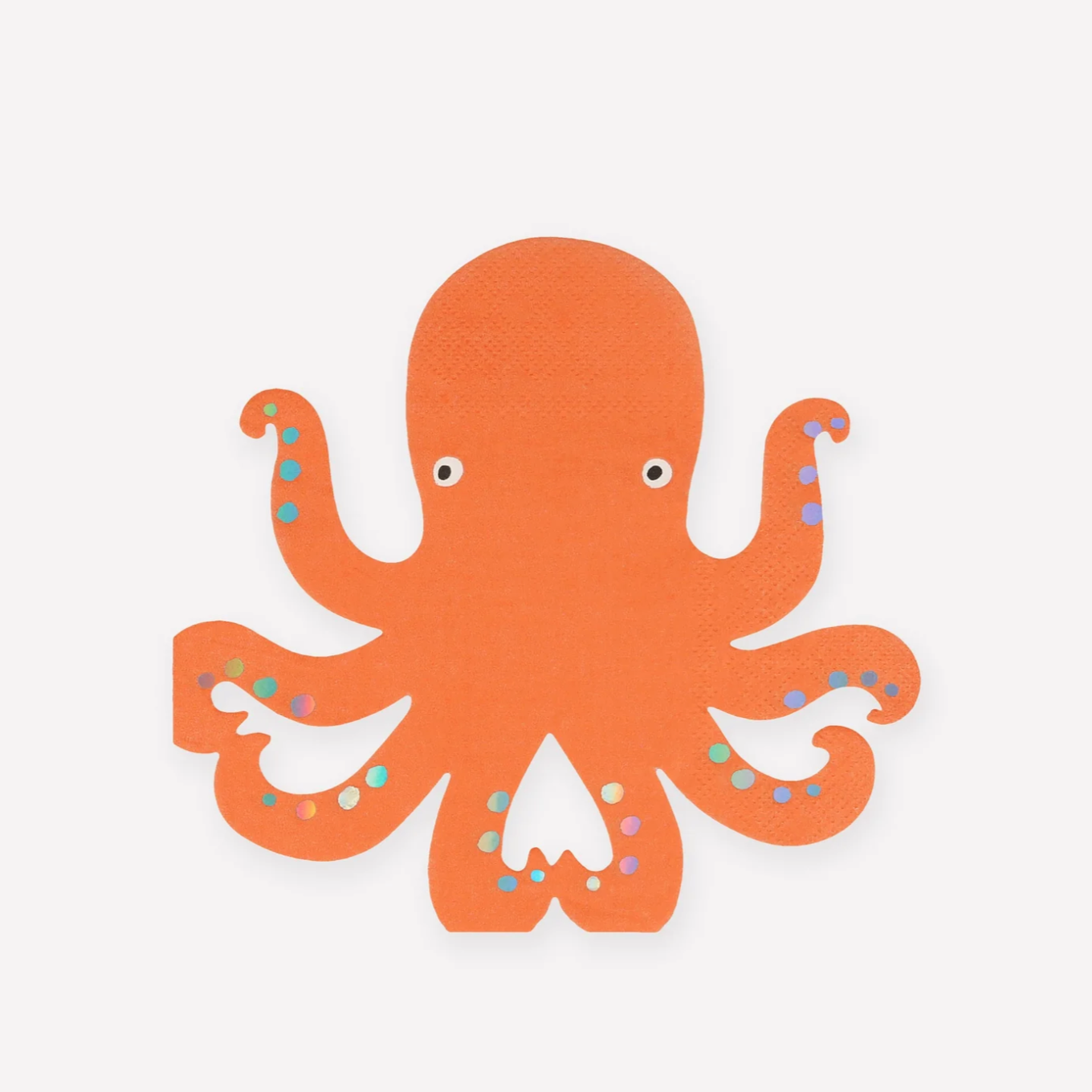 Orange octopus napkin / 16 pcs.