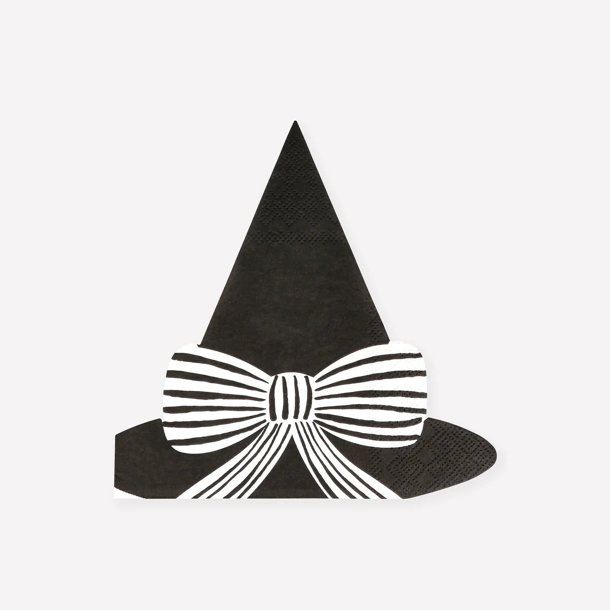 Black witch hat napkin / 16 pcs.