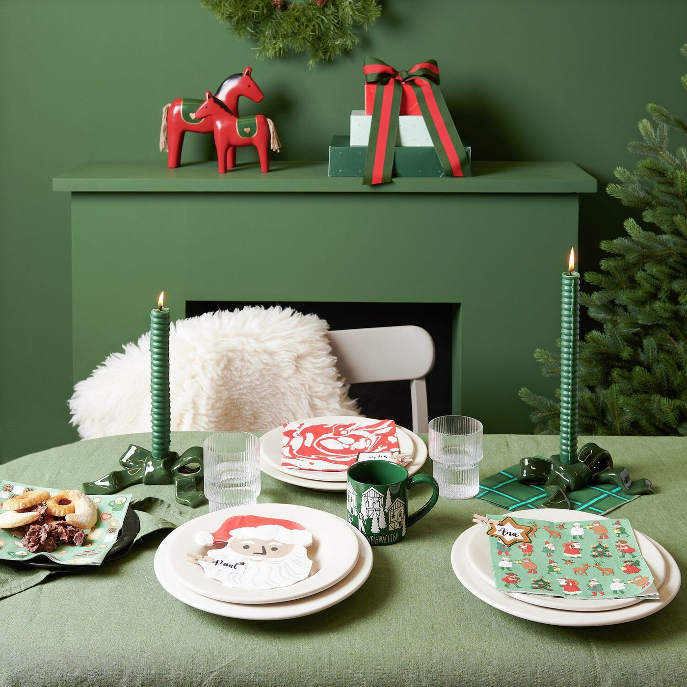 Servilleta Figuras de Navidad / 20 uds.