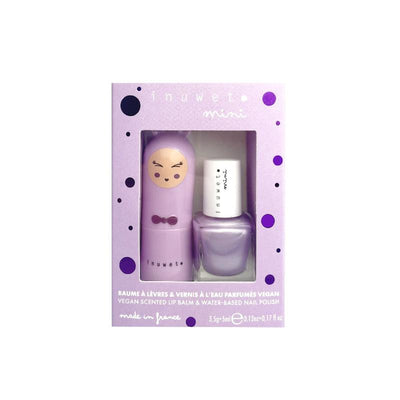 Set bálsamo labial con esmalte de uñas Nube & Arandanos