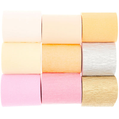Kit cintas crepé Flower Mix / 9 uds.