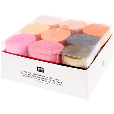 Kit cintas crepé Flower Mix / 9 uds.