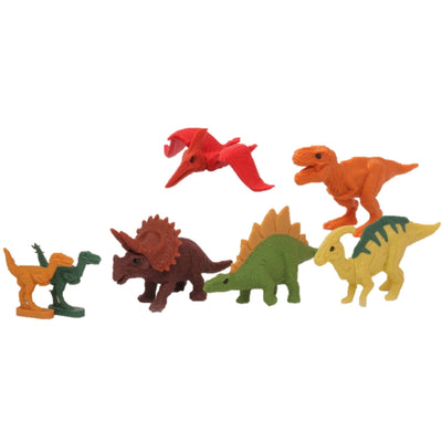 Conjunto de borrachas de dinossauro IWAKO
