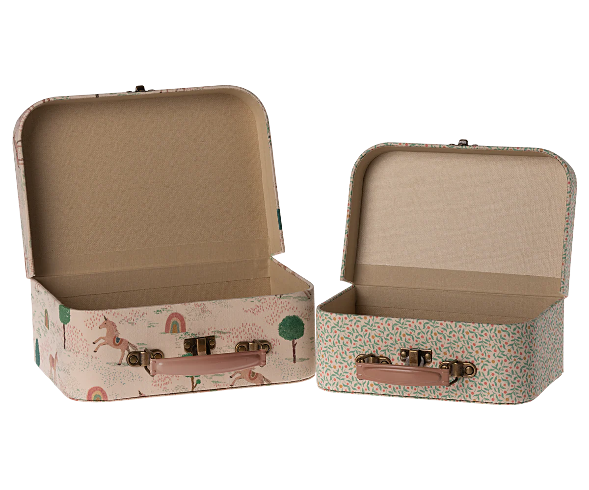 Set maletas unicornio & Flores / 2 uds.