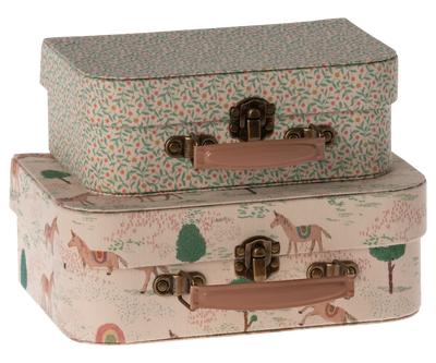Set maletas unicornio & Flores / 2 uds.