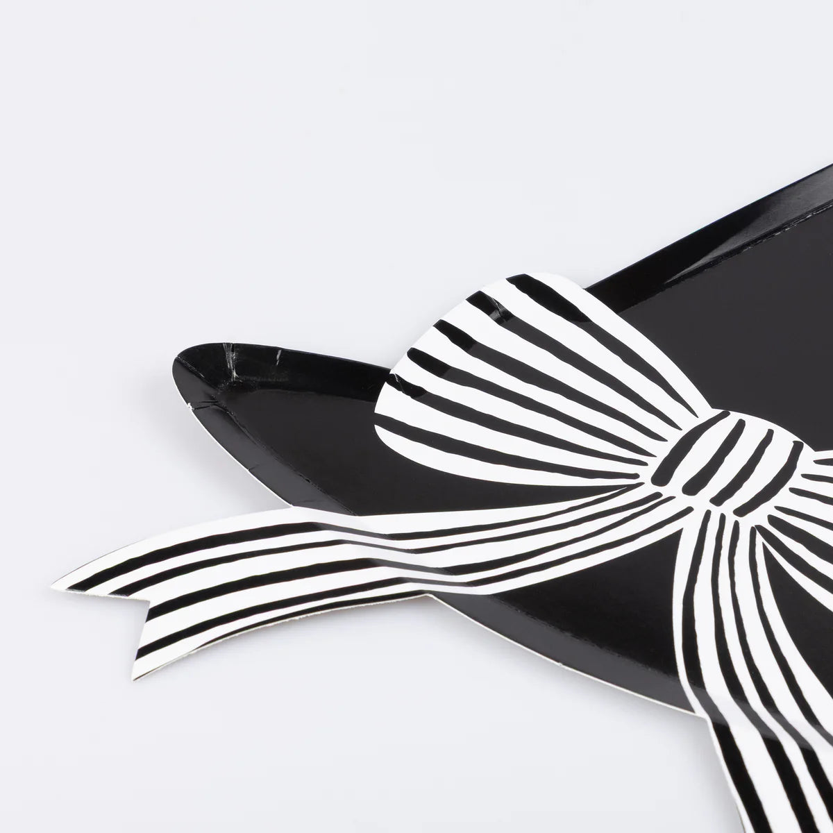 Black witch hat plate / 8 pcs.