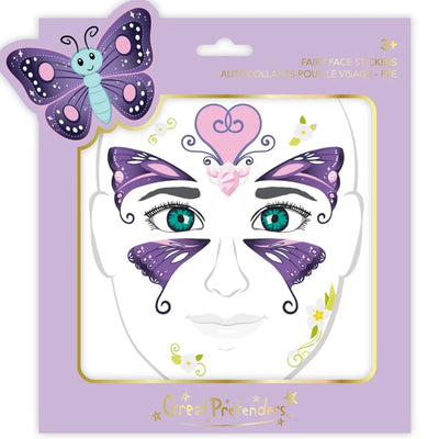 Butterfly face stickers