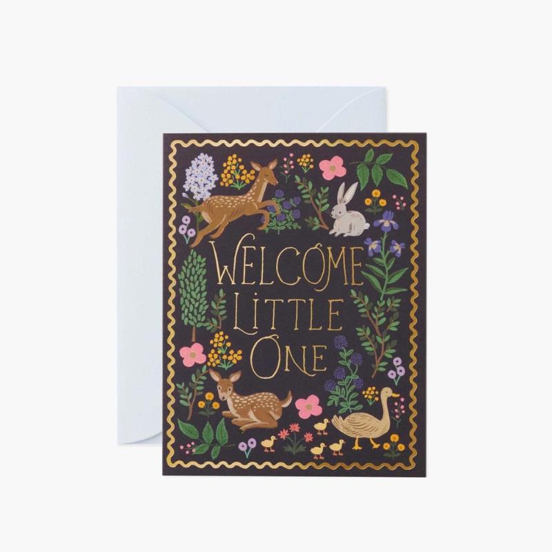 Tarjeta Woodland Welcome R. Paper & Co